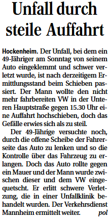 20250204 HTZ UnfalldurchsteileAuffahrt