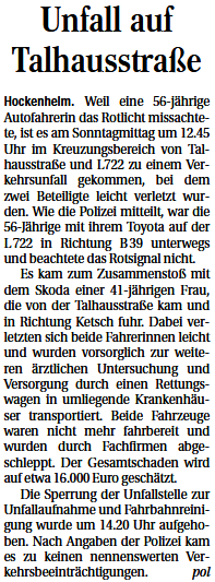 20250210 HTZ UnfallaufderTalhausstraße