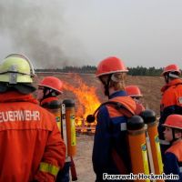 Brandübung Mit Richtigem Feur 1