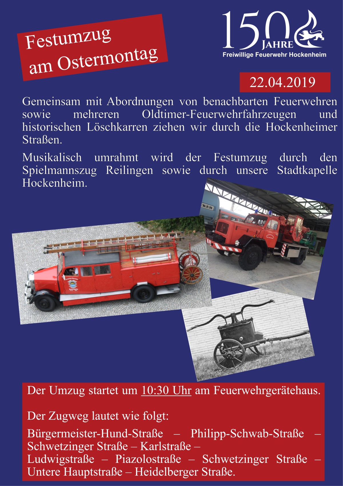 Flyer Festumzug Ostermontag